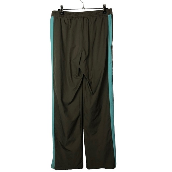 Nike Y2K Brown & Turquoise Blue Straight Leg Athletic Pants M - Picture 2 of 4